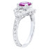 New Beverley K Art Deco-Inspired 1.47 CTW Pink Sapphire & Diamond Engagement Ring 