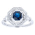 New Beverley K 1.30 Blue Sapphire & Diamond Halo Engagement Ring 