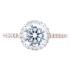 New Venetti 0.27 CTW Diamond Halo Engagement Ring 