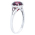 New Madison L 2.04 CTW Garnet & Diamond Halo Engagement Ring 