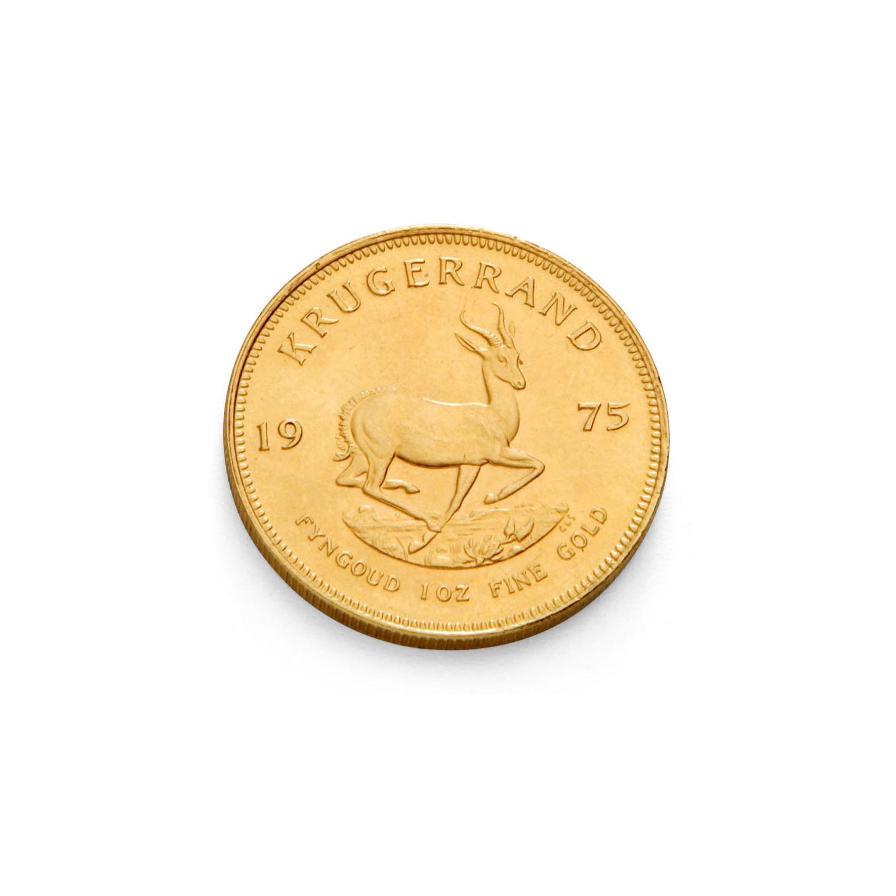 South African gold coin.