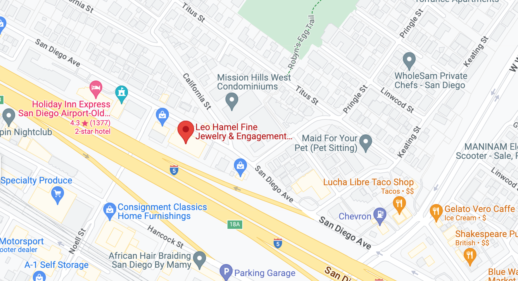 Leo Hamel Fine Jewelry & Engagement Rings Store Location  On Google Map, This Link will Open In New Window Tab