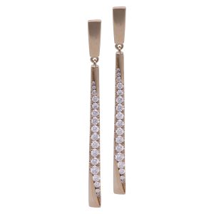 New 0.75 CTW Diamond Graduated Drop Earrings