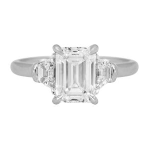 New 3.58 CTW Lab-Grown Diamond 3-Stone Engagement Ring