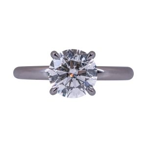 New 2.14 Carats Lab-Grown Diamond Solitaire Engagement Ring
