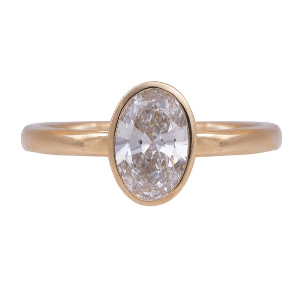 New 0.94 CT Lab-Grown Diamond Solitaire Ring