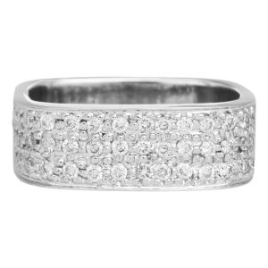 Vintage 0.50 Carats Diamond Pavé Band