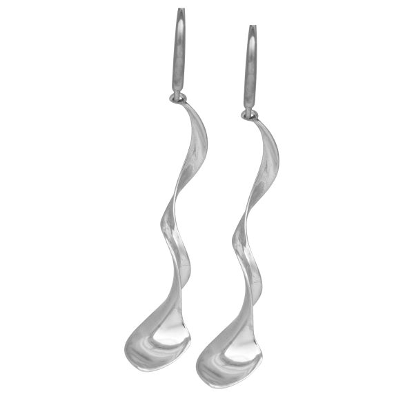 Vintage Tiffany & Co. Frank Gehry Orchid Drop Earrings