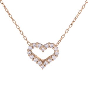 New 0.27 Carats Diamond Heart Pendant