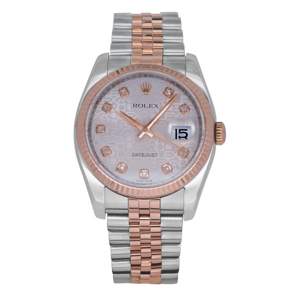 Pre-Owned Men's Rolex Datejust Diamond Dial Watch