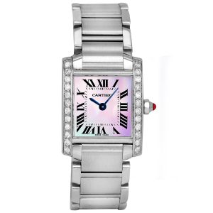 Pre-Owned Women's Cartier Tank Francaise 0.70 Carats Diamond Watch