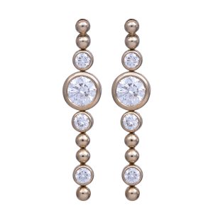 New Chatham 3.17 Carats Lab-Grown Diamond Drop Earrings