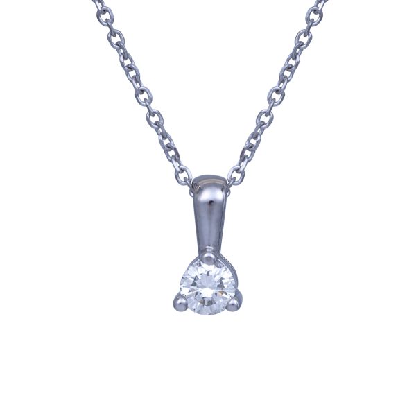 Vintage 0.20 Carat Diamond Solitaire Pendant