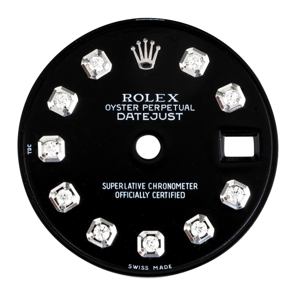 Custom Diamond Dial for 26mm Rolex Datejust Watch - Leo Hamel Fine ...