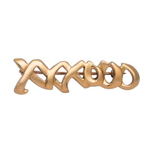 Vintage Tiffany & Co. Paloma Picasso Graffiti X&O Brooch