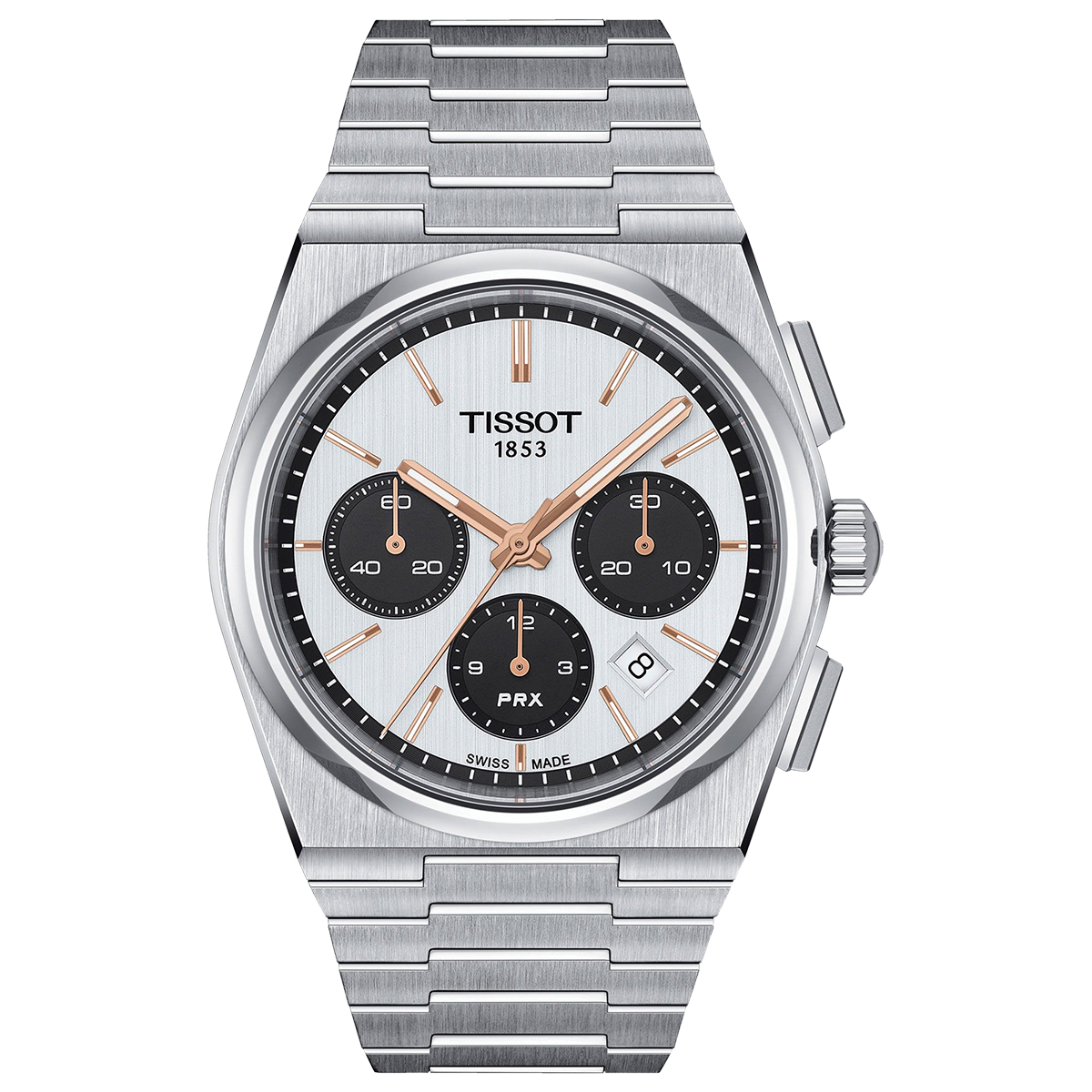 New Men's Tissot PRX Chronograph Watch