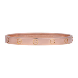cartier love bracelet in rose gold
