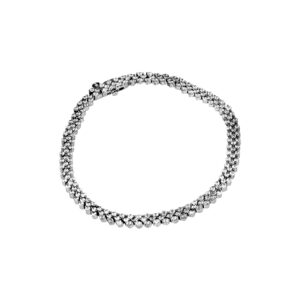 white gold cluster diamond tennis bracelet