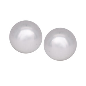 pearl stud earrings