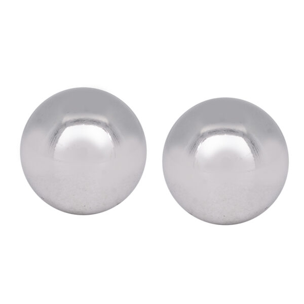 tiffany sterling silver ball sphere earrings