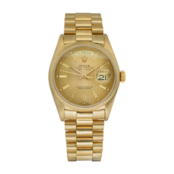 yellow gold rolex with gold dial