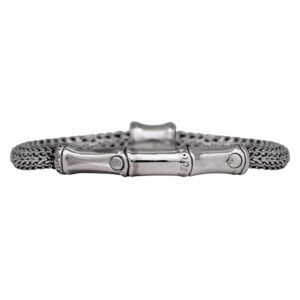 sterling silver bamboo bracelet
