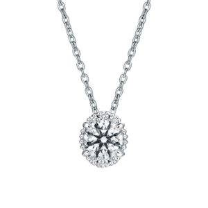 New Hearts On Fire 0.84 Carats Diamond Ellipse Necklace
