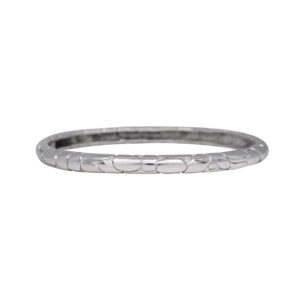 sterling silver bangle bracelet with John Hardy pattern
