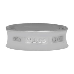 sterling silver concave ring