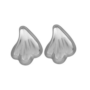 sterling silver 3 petal drop earrings