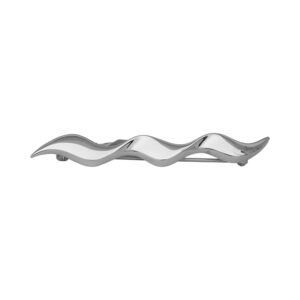 sterling silver wave brooch