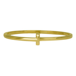 yellow gold bangle bracelet