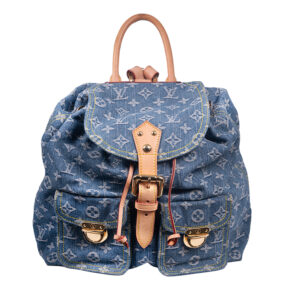monogram denim Louis Vuitton backpack