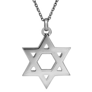 sterling silver star of david pendant