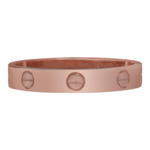 rose gold Cartier Love ring