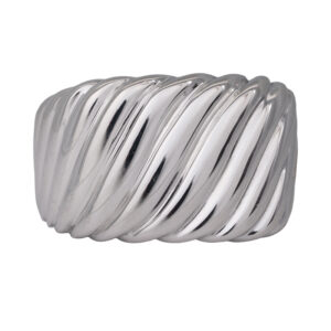 sterling silver and yellow gold David Yurman classic cable ring