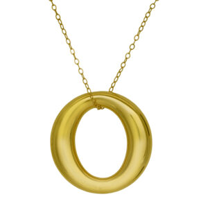 yellow gold Tiffany & Co. O pendant