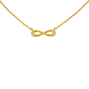 yellow gold Tiffany infinity station pendant