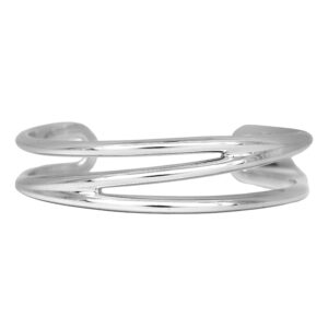 sterling silver Tiffany zigzag cuff bracelet
