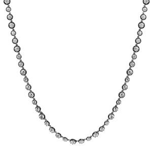 New 10.76 Carats Lab-Grown Diamond Tennis Necklace
