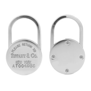sterling silver Tiffany lock key ring