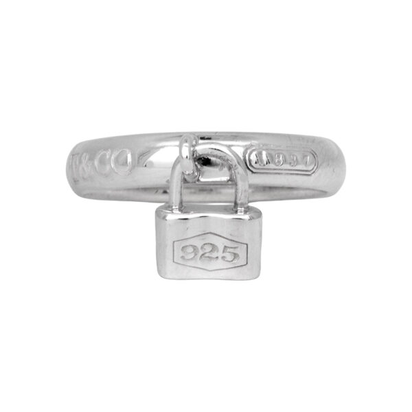 Vintage Tiffany & Co. 1837 Lock Ring - Leo Hamel Fine Jewelry