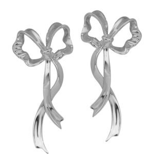 Vintage Tiffany & Co. Large Bow Drop Earrings