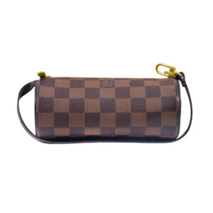 damier ebene Louis Vuitton mini handbag with strap