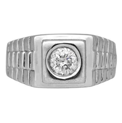 an image of Vintage 0.65 Carats Diamond Rolex Style Ring