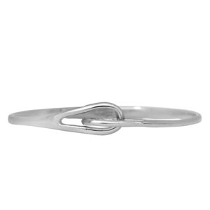 Vintage sterling silver Tiffany & Co Double Loop Interlocking Infinity bracelet.
