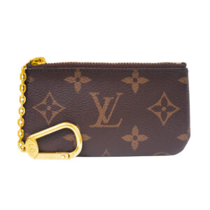 Vintage Louis Vuitton Pochette Cles monogram canvas key pouch with dust bag.