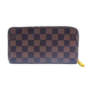 Vintage Louis Vuitton Damier Ebene Zippy wallet with box plus dust bag.
