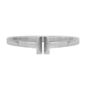 Vintage sterling silver Tiffany & Co. T Square bracelet.