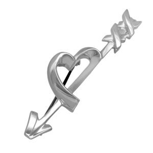 Vintage sterling silver Tiffany & Co. Paloma Picasso Graffiti brooch.